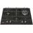 Plita incorporabila cu gaz Whirlpool GMT 6422 AN, 4 arzatoare, Arzator Express, Inox emailat, Aprindere electrica, Grafit