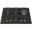 Plita incorporabila cu gaz Whirlpool GMT 6422 AN, 4 arzatoare, Arzator Express, Inox emailat, Aprindere electrica, Grafit