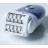 Эпилятор PANASONIC ES-ED23-V520, 48 пинцетов,  2 насадки,  2 скорости,  Фиолетовый,  Белый