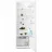 Frigider incorporabil ELECTROLUX ERS3DF18S, 311 l,  Dezghetare prin picurare,  177.2 cm,  Alb, A++