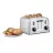 Prajitor de pâine CUISINART CPT180E, 1800 W,  4 felii,  6 moduri,  Control mecanic,  Inox