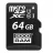 Карта памяти GOODRAM MicroSD, M1AA, 64GB, Class10,  U1,  UHS-I,  SD adapter