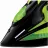Fier de calcat Heinner XI-6060-GR, 2400 W, 16 g/min, 70 g/min, 330 ml, Talpa ceramica, Negru, Verde