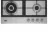 Варочная газовая панель BEKO HIAW64225SX, 4 конфорки,  Конфорка Wok,  Электроподжиг,  Нержавеющая сталь
