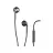 Casti cu fir Ploos capsule earphone with mic,  Black