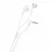 Casti cu fir Ploos CAPSULE EARPHONE WITH MIC,  WHITE