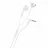 Casti cu fir Ploos CAPSULE EARPHONE WITH MIC,  WHITE