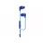 Casti cu fir Ploos In-ear earphones with mic,  Blue