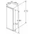 Frigider incorporabil BOSCH KIL82AFF0, 286 l, Dezghetare manuala, Dezghetare prin picurare, Display, 177.2 cm, Alb, A+