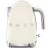 Ceainic electric SMEG KLF03CREU, 1.7 l,  2400 W,  Inox,  Filtru,  baza rotativa,  indicator nivel apa,  Crem
