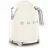 Ceainic electric SMEG KLF03CREU, 1.7 l,  2400 W,  Inox,  Filtru,  baza rotativa,  indicator nivel apa,  Crem