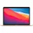 Laptop APPLE MacBook Air Z12A0008Q M1 (2021) Gold, 13.3, Retina IPS (Apple M1 - 8-core CPU,  7-core GPU,  16GB RAM,  256GB SSD,  2xTB3,  WiFi-AX,  BT5.0,  up to 20 hours,  720p Camera,  Backlit KB,  RUS,  macOS,  1.4kg