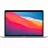 Laptop APPLE MacBook Air Z1240004P M1 (2021) Space Gray, 13.3, Retina IPS (Apple M1 - 8-core CPU,  7-core GPU,  16GB RAM,  256GB SSD,  2xTB3,  WiFi-AX,  BT5.0,  up to 20 hours,  720p Camera,  Backlit KB,  RUS,  macOS,  1.4kg)