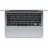 Laptop APPLE MacBook Air Z1240004P M1 (2021) Space Gray, 13.3, Retina IPS (Apple M1 - 8-core CPU,  7-core GPU,  16GB RAM,  256GB SSD,  2xTB3,  WiFi-AX,  BT5.0,  up to 20 hours,  720p Camera,  Backlit KB,  RUS,  macOS,  1.4kg)