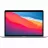 Laptop APPLE MacBook Air Z1240004Q M1 (2021) Space Gray, 13.3, Retina IPS (Apple M1 - 8-core CPU,  7-core GPU,  16GB RAM,  512GB SSD,  2xTB3,  WiFi-AX,  BT5.0,  up to 20 hours,  720p Camera,  Backlit KB,  RUS,  macOS,  1.4kg