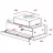Hota TEKA CNL 6610, 694 m3/h, 1 motor, 60 cm, Filtru de grasime din aluminiu, Inox