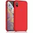 Husa Xcover Xcover husa p/u iPhone X/XS,  Liquid Silicone K,  Red, 5.8"