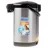 Termopot Centek CT-0081, 4 l,  850 W,  Baza rotativa,  Indicator nivel apa,  Indicator functionare,  Inox,  Negru