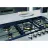 Plita incorporabila cu gaz KitchenAid KHMP5 77510, 5 arzatoare,  Aprindere electrica,  Inox