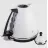 Ceainic electric Delonghi KBJ2001W, 1.7 l,  2000 W,  Plastic,  Filtru,  Baza rotativa,  Indicator nivel apa,  Indicator functionare,  Alb,  Negru