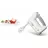 Mixer BOSCH MFQ36470, De mana,  450 W,  5 viteze,  Functie turbo,  Alb,  Gri