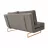 Диван DP LM-105 Dark Grey 150 cм, Дерево, Фанера, Металл, Ткань, Серый, 150 x 83 x 78
