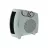 Aeroterma EUROTERM ET-901, 2000 W,  2 trepte de putere,  18 m2,  Termostat,  Alb