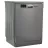 Masina de spalat vase Heinner HDW-FS6006DGE++, 12 seturi,  6 programe,  Control electronic,  59.8 cm,  Gri, A++