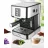 Aparat de cafea Heinner HEM850IXBK, 1.5 l,  850 W,  15 bar,  Negru,  Inox