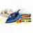 Fier de calcat Heinner HSI2400LT, Talpa ceramica,  2400 W,  Jet, abur 108 g, min,  320 ml,  Albastru,  Negru