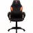 Fotoliu Gaming ThunderX3 EC1 Black/Orange, Metal,  Piele eco,  Gazlift,  150 kg,  165-180 cm,  Negru,  Oranj
