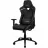 Fotoliu Gaming ThunderX3 TC3 All Black, Metal, Piele artificiala, Gazlift, 150 kg, 165-185 cm, Negru