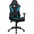 Fotoliu Gaming ThunderX3 TC3 Black/Azure Blue, Metal,  Piele artificiala,  Gazlift,  150 kg,  165-185 cm,  Negru,  Albastru deschis