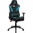 Fotoliu Gaming ThunderX3 TC3 Black/Azure Blue, Metal,  Piele artificiala,  Gazlift,  150 kg,  165-185 cm,  Negru,  Albastru deschis