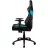 Fotoliu Gaming ThunderX3 TC3 Black/Azure Blue, Metal,  Piele artificiala,  Gazlift,  150 kg,  165-185 cm,  Negru,  Albastru deschis