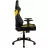 Fotoliu Gaming ThunderX3 TC3 Black/Bumblebee Yellow, Metal, Piele artificiala, Gazlift, 150 kg, 165-185 cm, Negru, Galben