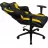 Fotoliu Gaming ThunderX3 TC3 Black/Bumblebee Yellow, Metal, Piele artificiala, Gazlift, 150 kg, 165-185 cm, Negru, Galben
