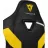Fotoliu Gaming ThunderX3 TC3 Black/Bumblebee Yellow, Metal, Piele artificiala, Gazlift, 150 kg, 165-185 cm, Negru, Galben