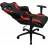 Fotoliu Gaming ThunderX3 TC3 Black/Ember Red, Metal,  Piele artificiala,  Gazlift,  150 kg,  165-185 cm,  Negru,  Rosu