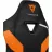 Fotoliu Gaming ThunderX3 TC3 BLACK/TIGER ORANGE, Metal, Piele artificiala, Gazlift, 150 kg, 165-185 cm, Negru, Oranj