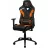 Fotoliu Gaming ThunderX3 TC3 Black/Tiger Orange, Metal, Piele artificiala, Gazlift, 150 kg, 165-185 cm, Negru, Oranj