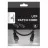 Patchcord Cablexpert PP6U-0.5M/B, Cat.6U, 0.5m,  Black