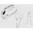 Миксер SCARLETT SC-HM40B01, Ручной,  450 Вт,  2.5 л,  5 скоростей,  Белый
