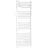 Radiator baie ECORADCO 500*800 Curb Eco-Rail, Alb