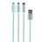 Кабель USB Cablexpert CC-USB2-AM31-1M, 3-in-1 MicroUSB,  Lightning,  Type-C - AM,  1.0 m,  BLACK