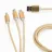 Кабель USB Cablexpert CC-USB2-AM31-1M, 3-in-1 MicroUSB,  Lightning,  Type-C - AM,  1.0 m,  BLACK