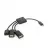 Cablu USB Cablexpert UHB-OTG-02, OTG  Micro B - BF; 2*AF,  0.15 m