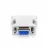 Кабель видео Cablexpert A-DVI-VGA, DVI M to VGA F,  DVI-A 24-pin male to VGA 15-pin HD female,  White