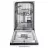 Masina de spalat vase incorporabila Samsung DW50R4040BB/WT, 9 seturi,  6 programe,  Control electronic,  45 cm,  Alb, A+
