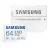 Card de memorie Samsung EVO Plus MB-MC64KA, MicroSD 64GB, Class 10,  UHS-I (U1),  SD adapter